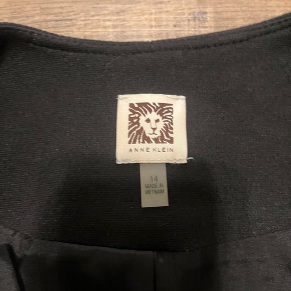 Anne Klein Black Blazer with Zip Accents - Picture 6 of 6